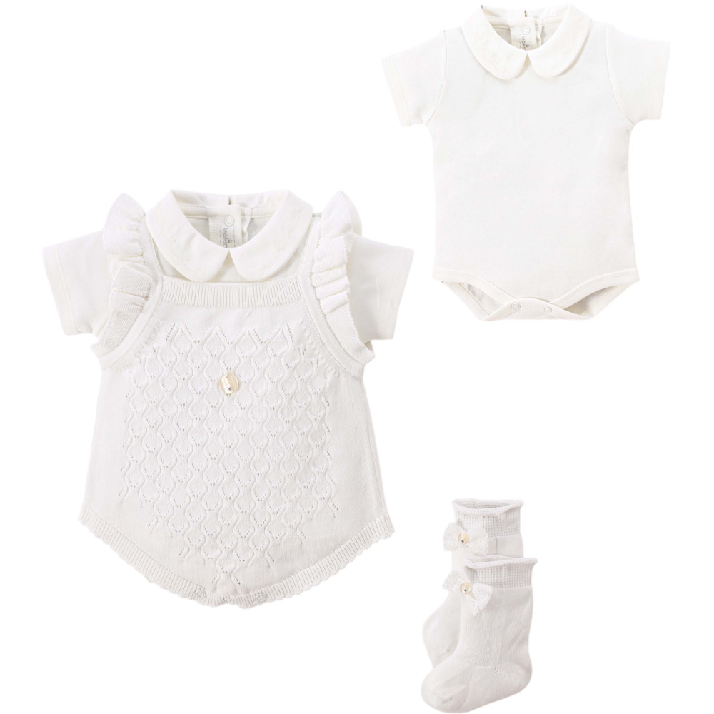 Set overalls+body+socks