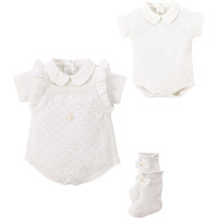 Set overalls+body+socks