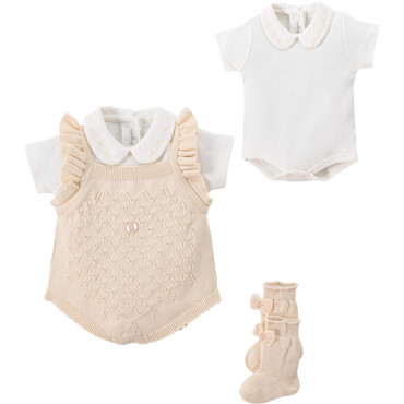 Set overalls+body+socks