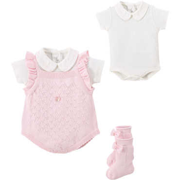 Set overalls+body+socks