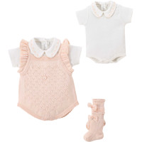 Set overalls+body+socks