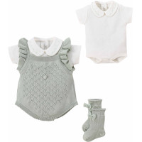 Set overalls+body+socks