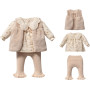 Set vest+blouse+pants