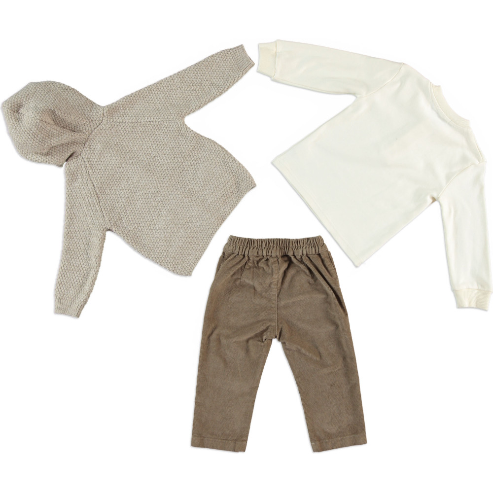 Set sweater+sweater+pants