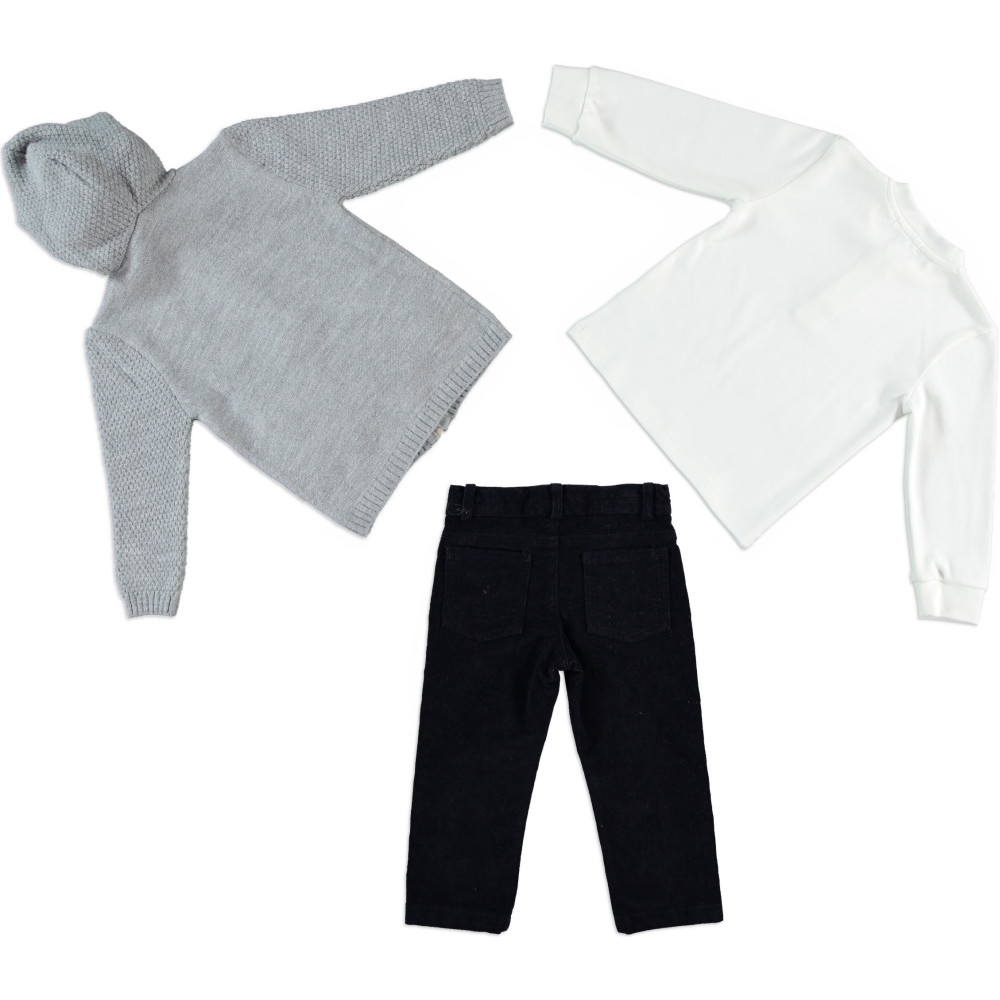 Set sweater+sweater+pants