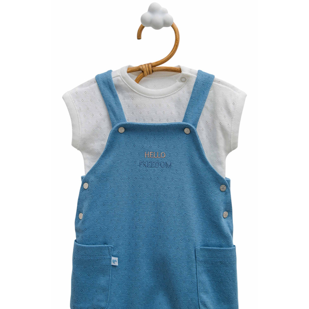 Set T-shirt+overalls, series HELLO BOY. (Expected 19.12.2025)
