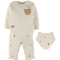 Set sweater+pants+bib