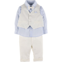 Set vest+shirt+pants