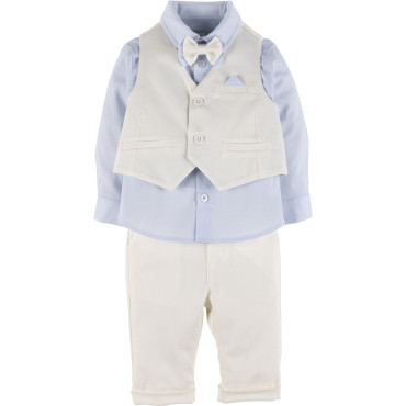 Set vest+shirt+pants