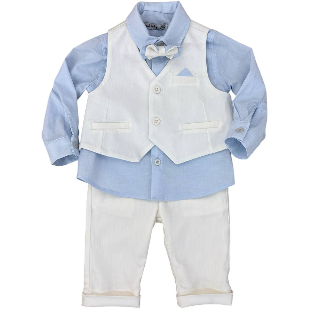 Set vest+shirt+pants