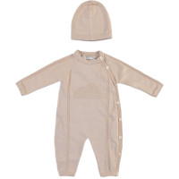 Overalls+hat knitted