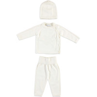 Set knitted sweater+pants+hat	