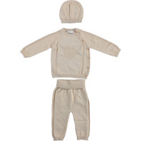 Set knitted sweater+pants+hat	