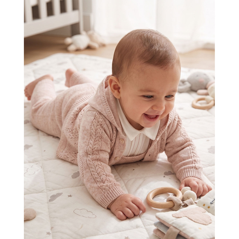 Set sweater+body+overalls