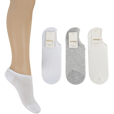 Socks no-show cotton Lacoste