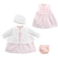 Set sweater+dress+hat+panties