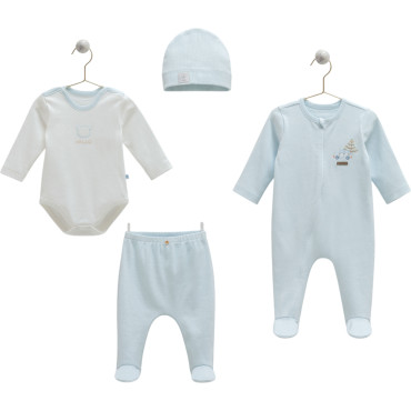 Set 4 items, series HELLO FOREST
