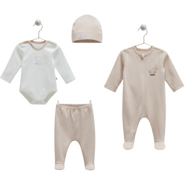 Set 4 items, series HELLO FOREST