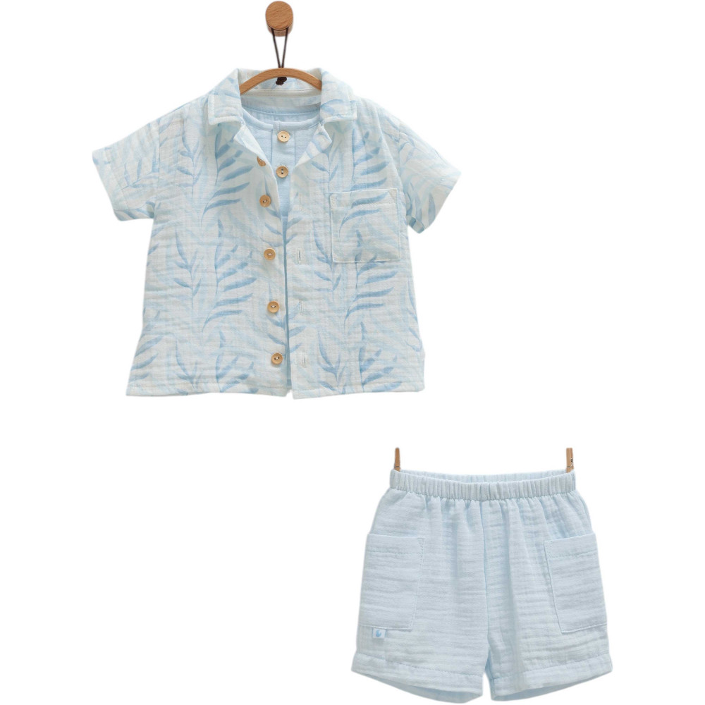 Set shirt+tank top+shorts, series LITTLE BOY. (Ready)