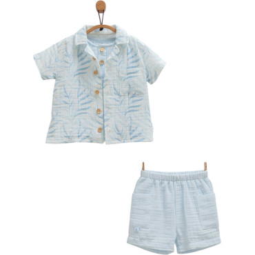 Set shirt+tank top+shorts, series LITTLE BOY. (Ready)