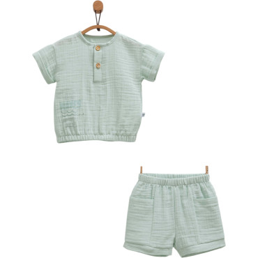 Set T-shirt+shorts, series LITTLE BOY. (Ready)