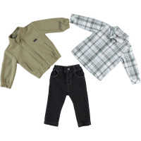 Set sweater+shirt+pants