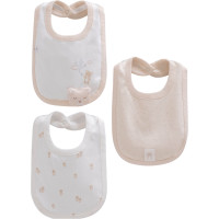 Bibs set 3pcs (pack of 4 sets), series NEW BORN BOY