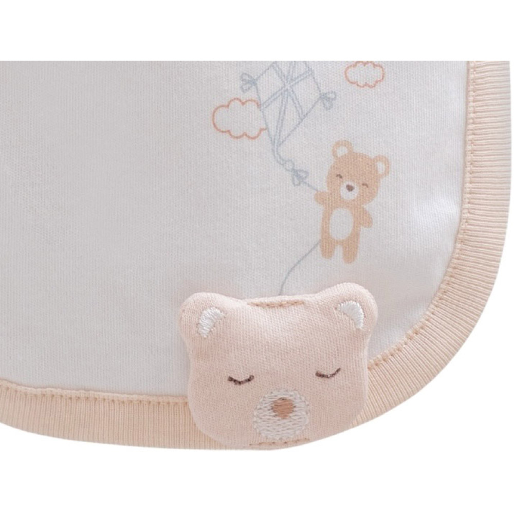 Bibs set 3pcs (pack of 4 sets), series NEW BORN BOY