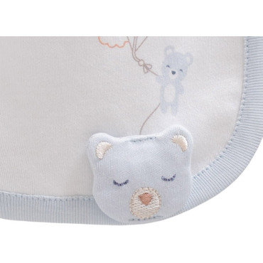 Bibs set 3pcs (pack of 4 sets), series NEW BORN BOY