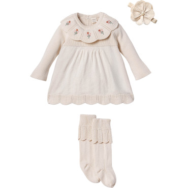Dress+knee-socks+headband