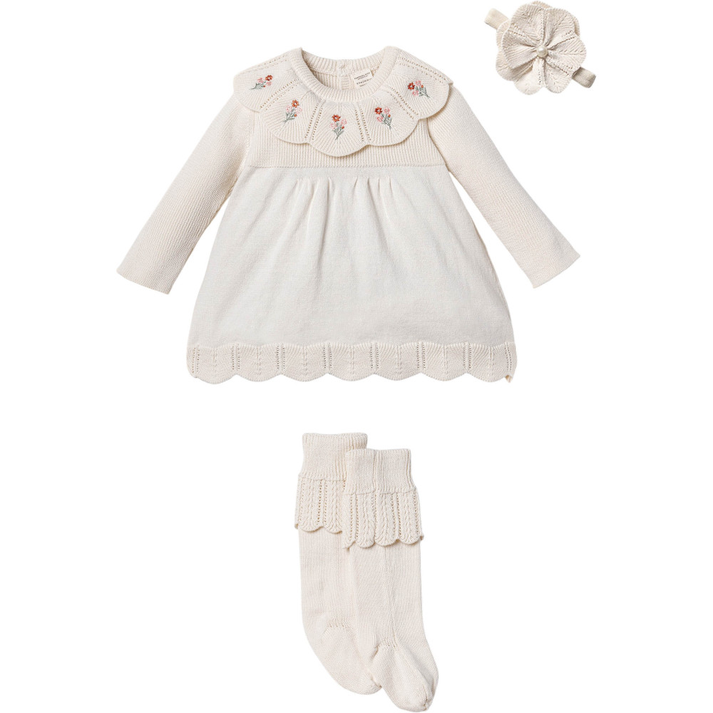 Dress+knee-socks+headband