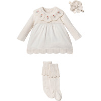 Dress+knee-socks+headband