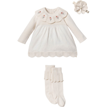 Dress+knee-socks+headband