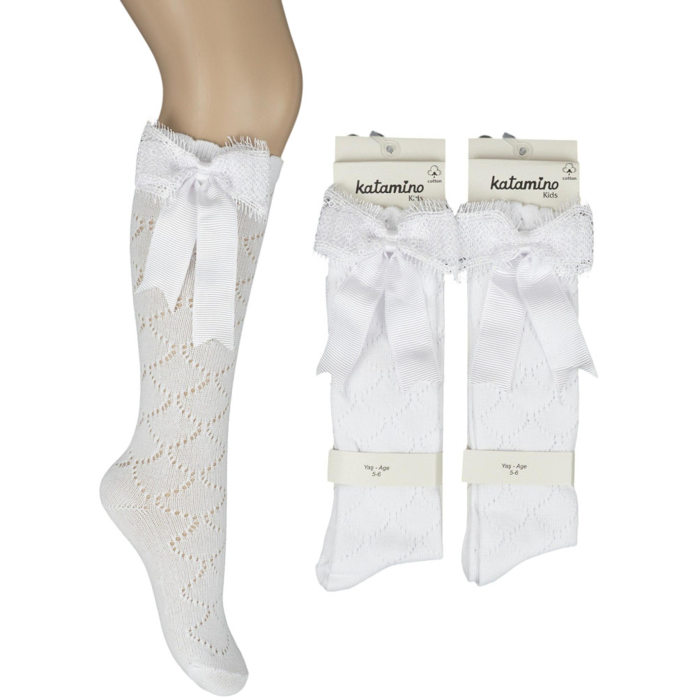 Knee high socks cotton Mikassa
