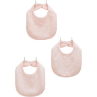 Bibs set 3pcs (pack of 4 sets), series TINY LACE