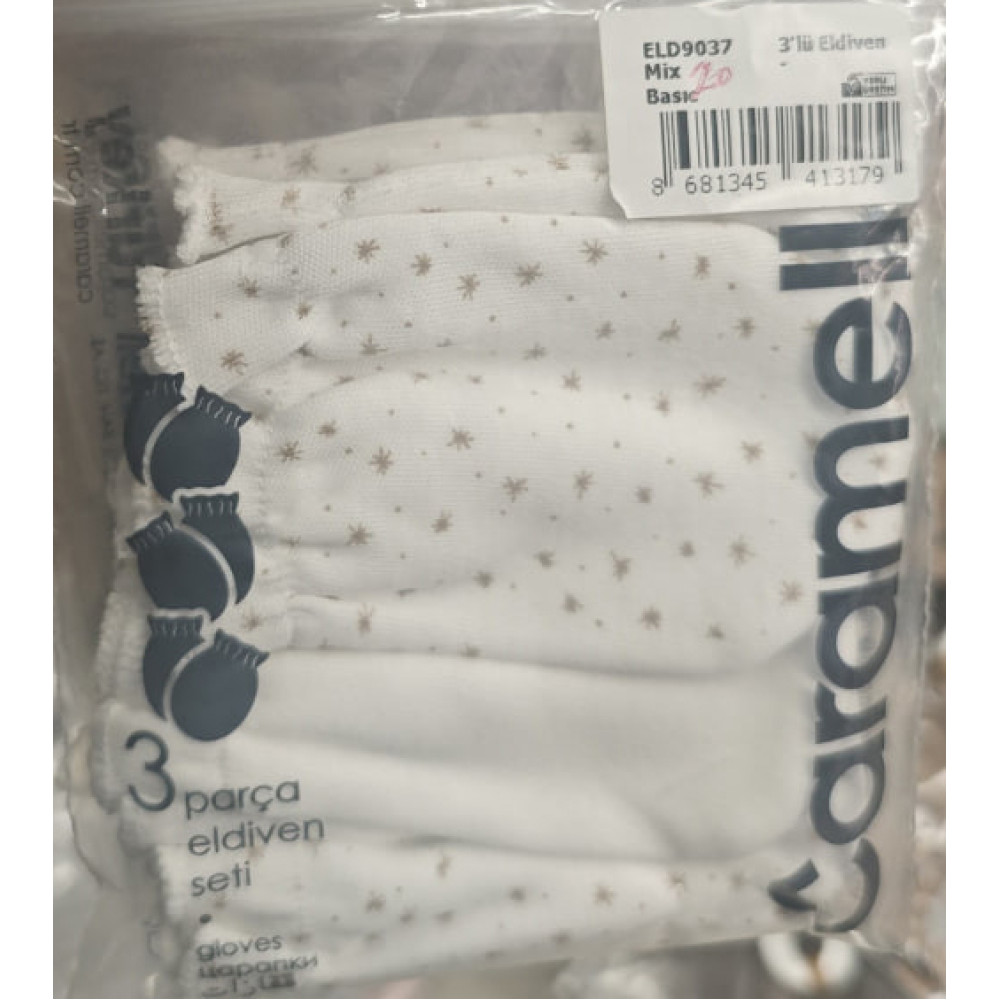Gloves set 3 pairs (choose colour), series BASIC