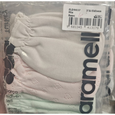 Gloves set 3 pairs (choose colour), series BASIC