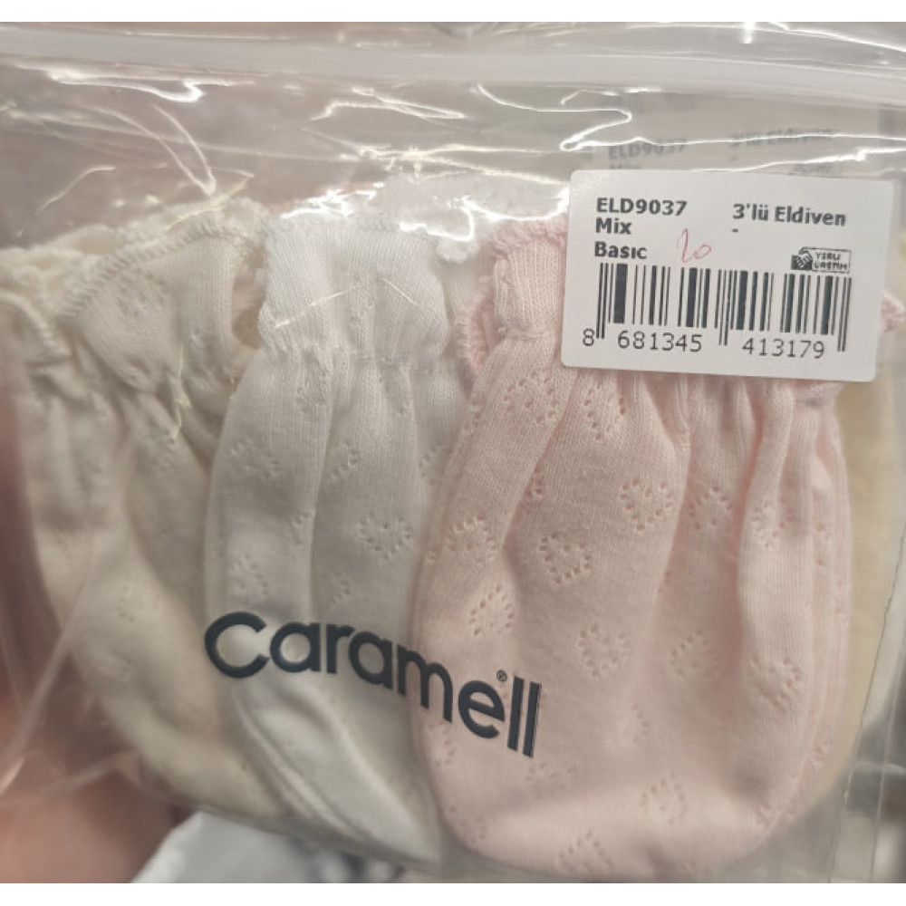 Gloves set 3 pairs (choose colour), series BASIC
