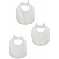 Bibs set 3pcs (pack of 4 sets), series TINY LACE