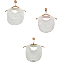 Bibs set 3pcs (pack of 4 sets), series MINI LAMB