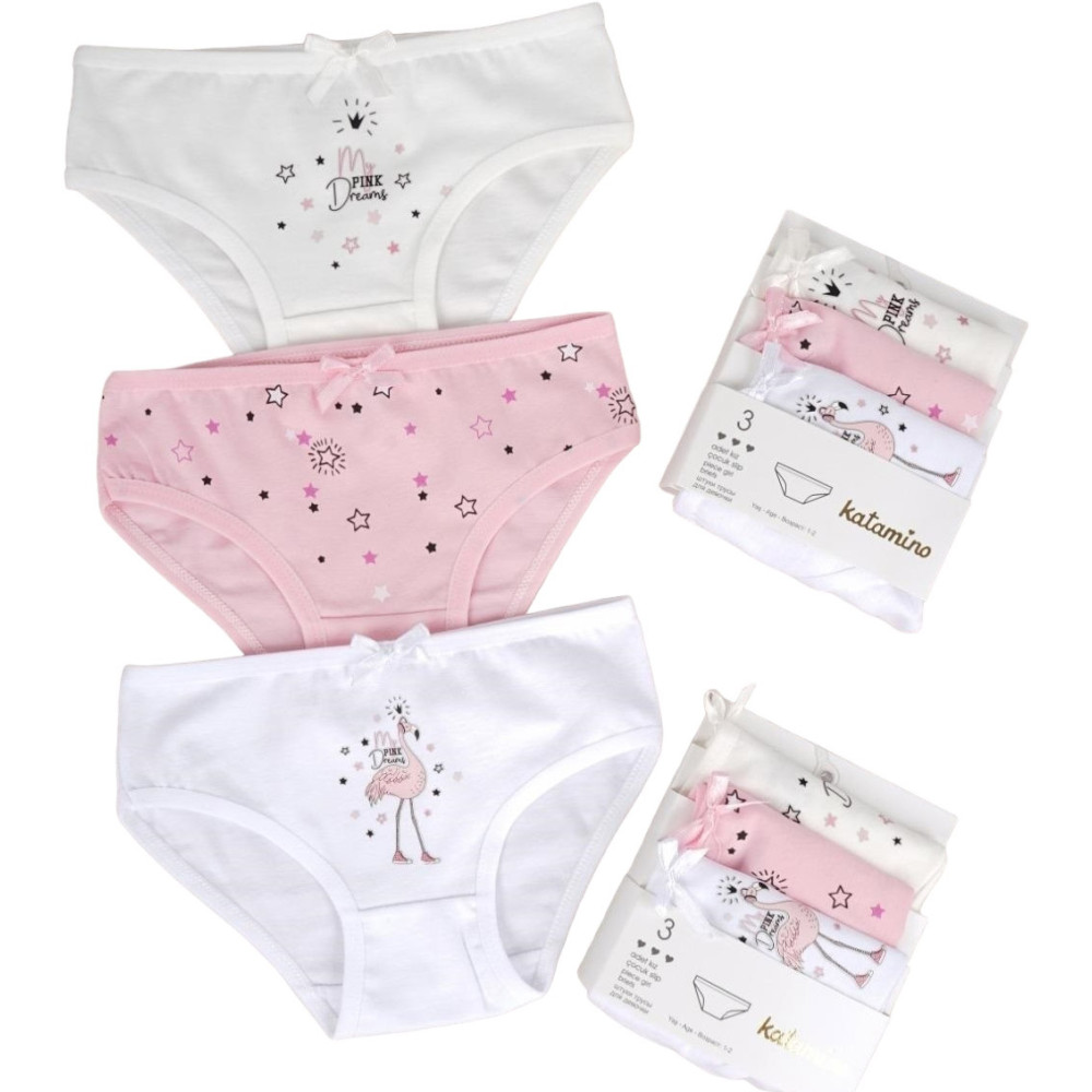 Set panties 3pcs (pack of 4 sets) Pinerams