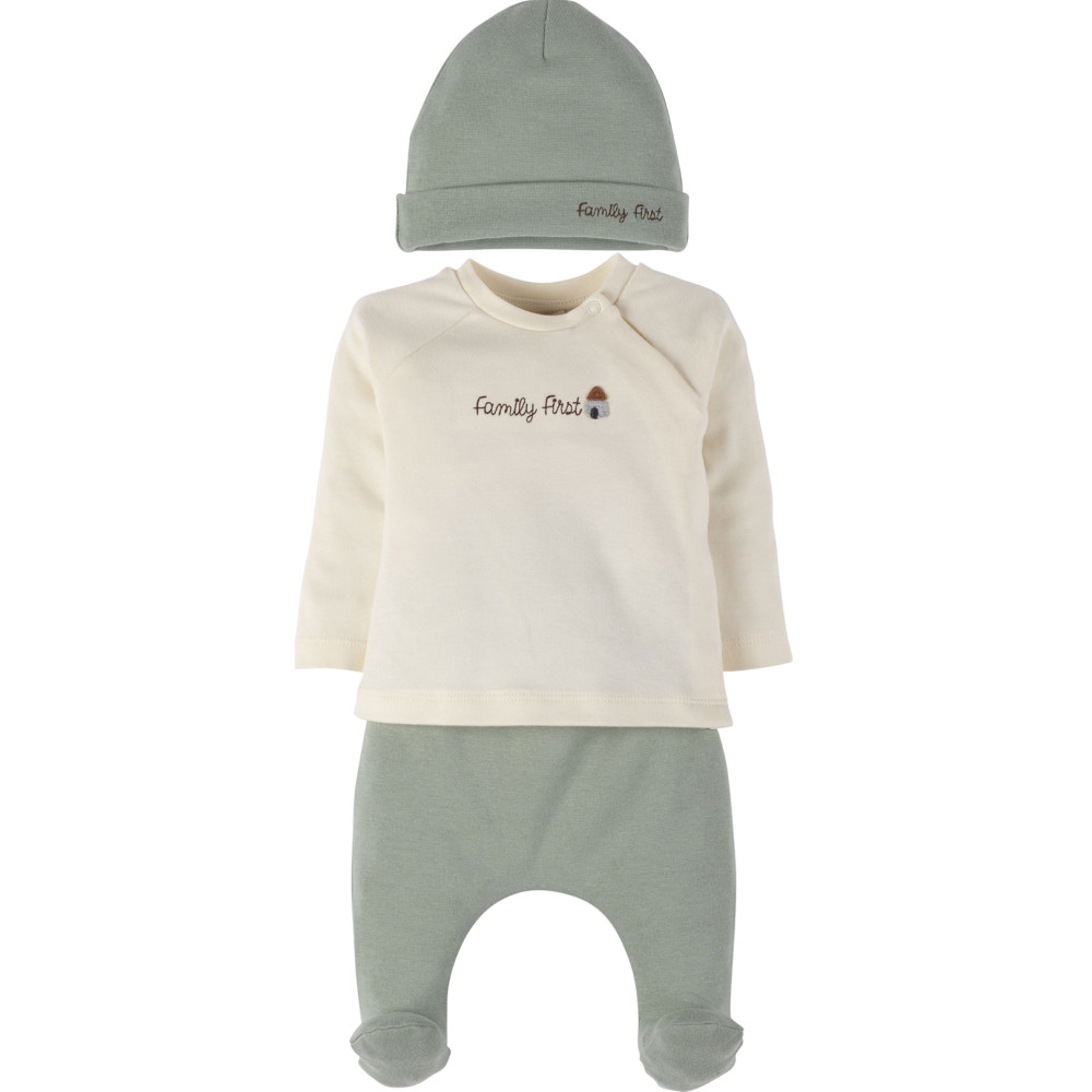 Set Loose jacket+pants+hat