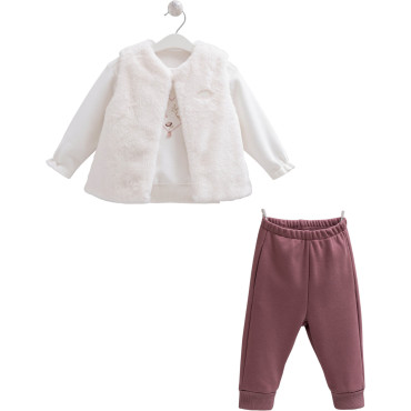 Set sweater+vest+pants, series GRACE GIRL