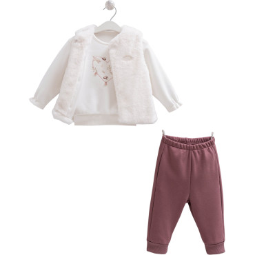 Set sweater+vest+pants, series GRACE GIRL