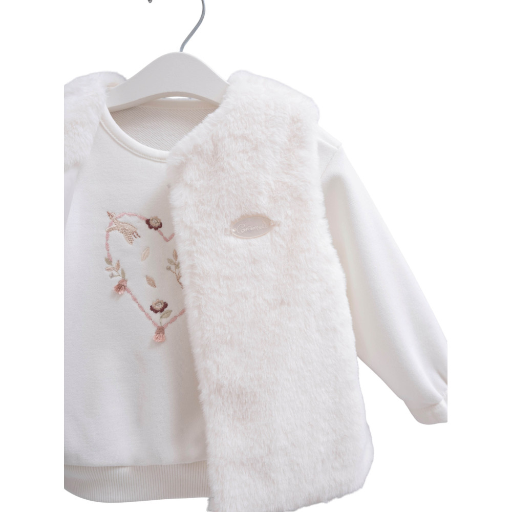 Set sweater+vest+pants, series GRACE GIRL