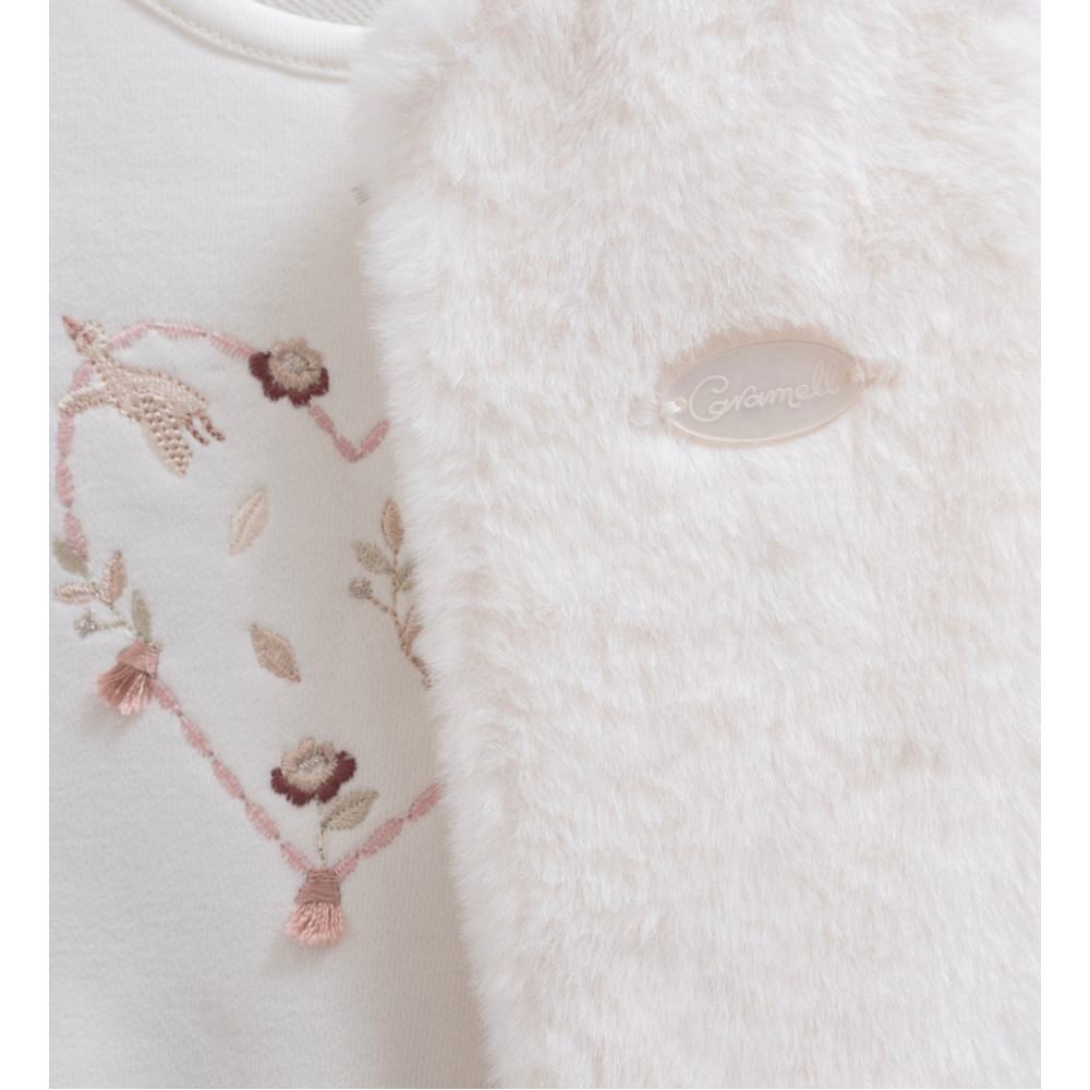 Set sweater+vest+pants, series GRACE GIRL