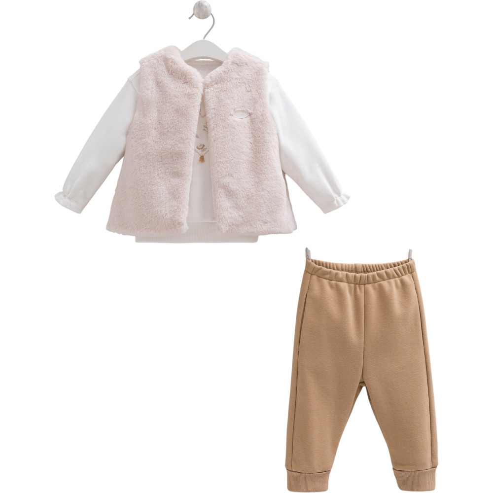 Set sweater+vest+pants, series GRACE GIRL