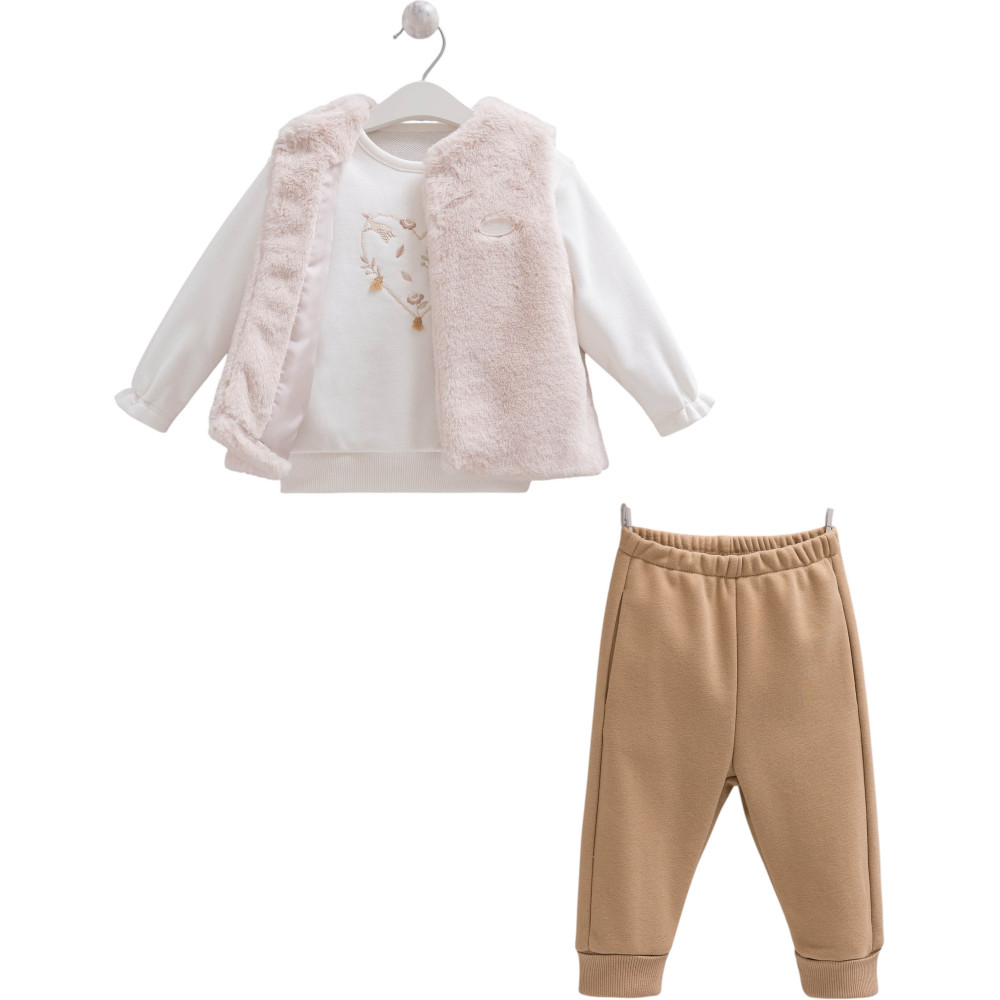 Set sweater+vest+pants, series GRACE GIRL