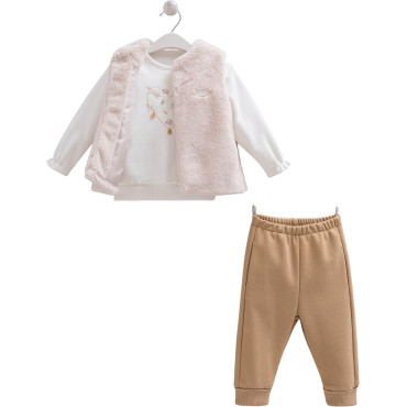 Set sweater+vest+pants, series GRACE GIRL