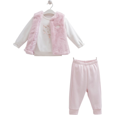 Set sweater+vest+pants, series GRACE GIRL